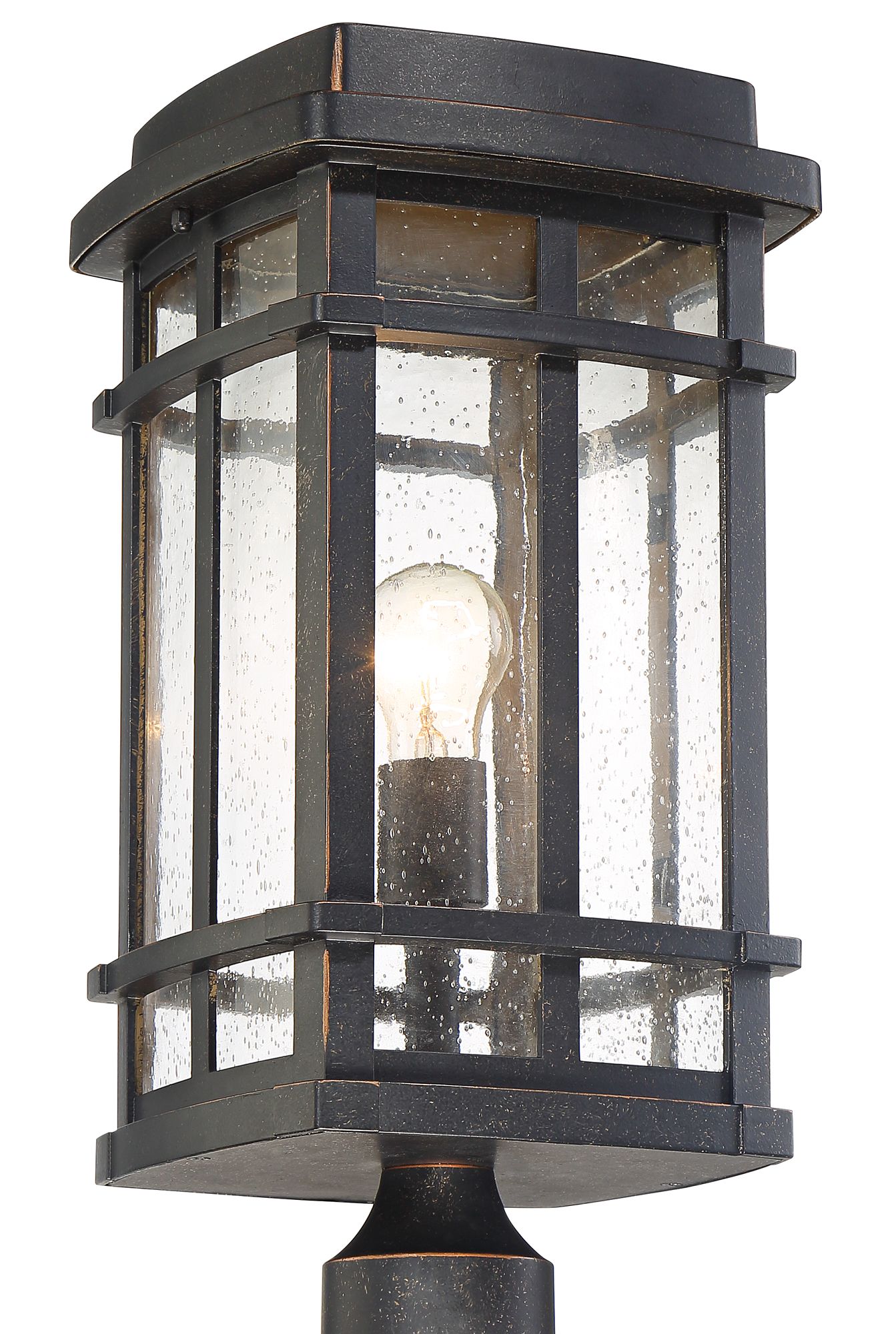 Neri 19 1/4" High OilRubbed Bronze Outdoor Post Light 64W72 Lamps