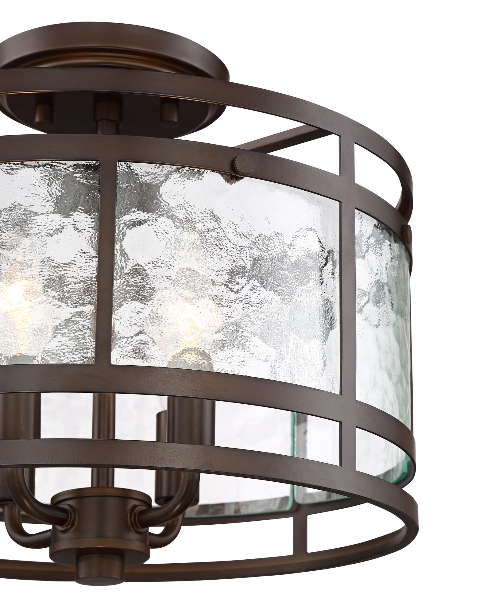 Elwood 13 1/4" Wide OilRubbed Bronze 4Light Ceiling Light 65M13