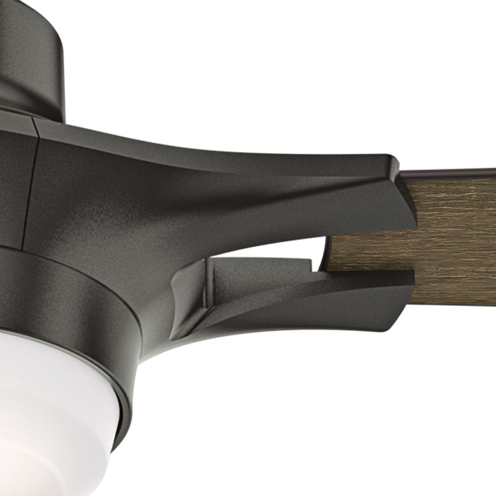 54" Hunter Signal WiFi Noble Bronze LED Ceiling Fan 66K96 Lamps Plus