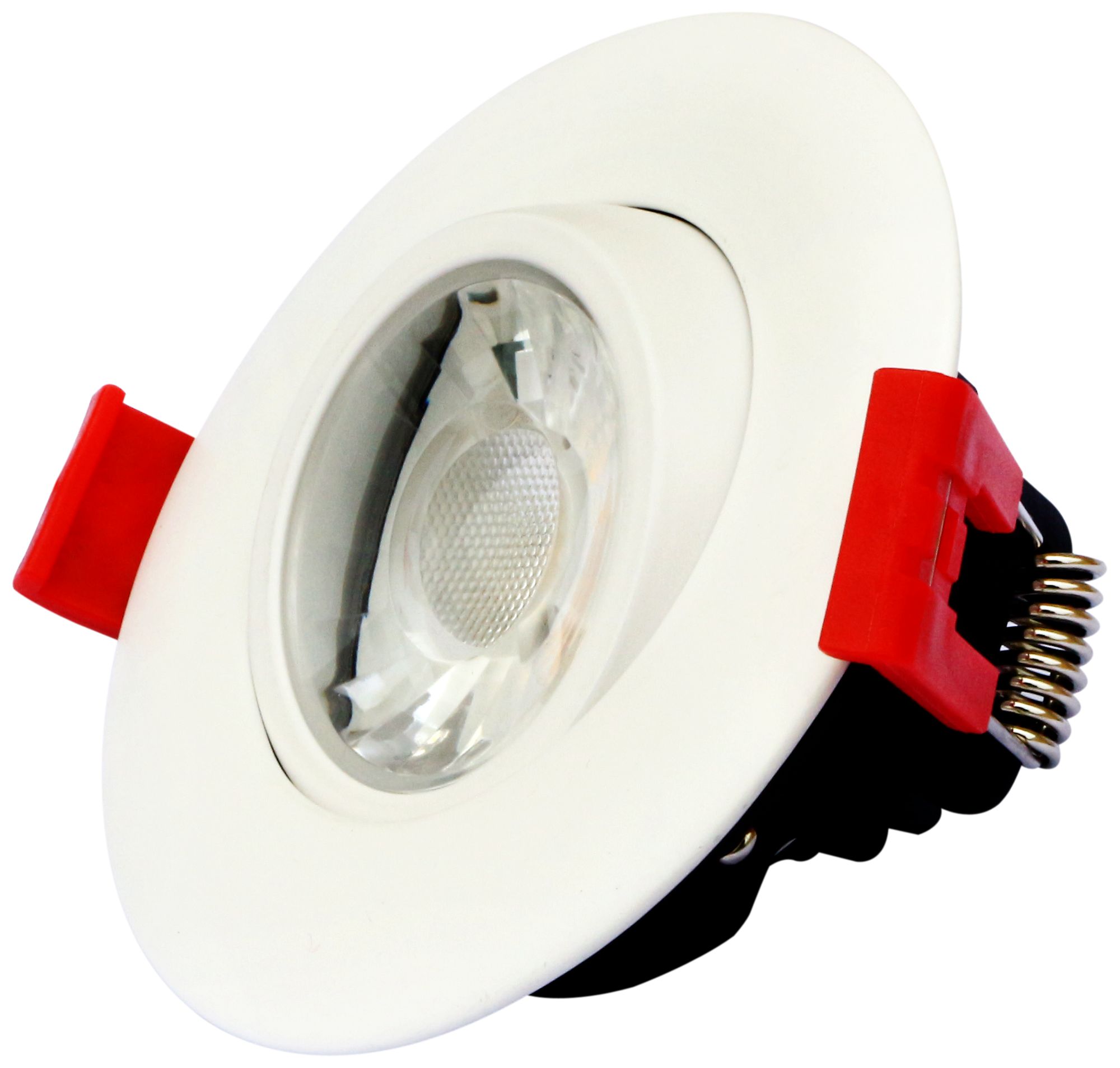 Canless 3" Round Gimbal White 8 Watt LED Downlight 67X78 Lamps Plus