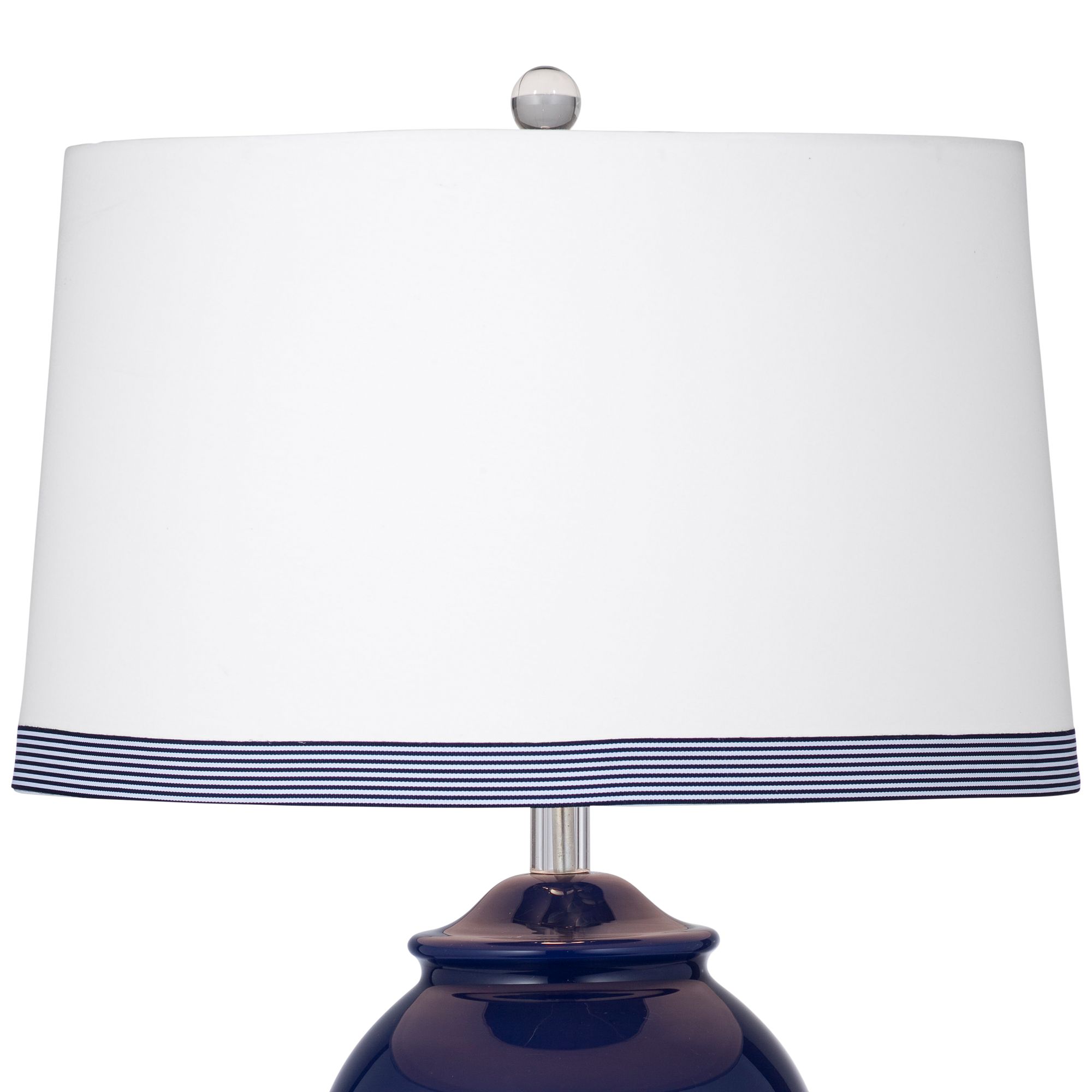 Hastings Navy Blue Glass Jar LED Table Lamp 68C37 Lamps Plus