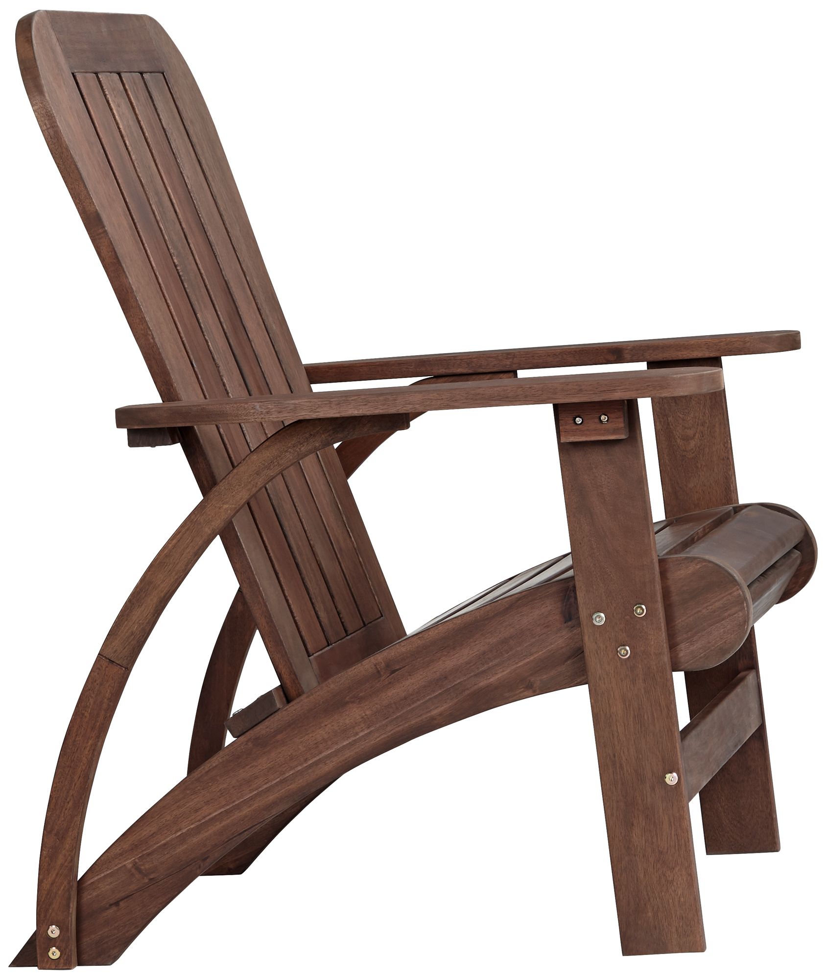 Dylan 28 1/2" Wide Acacia Dark Wood Outdoor Adirondack Chair 68X03 Lamps Plus