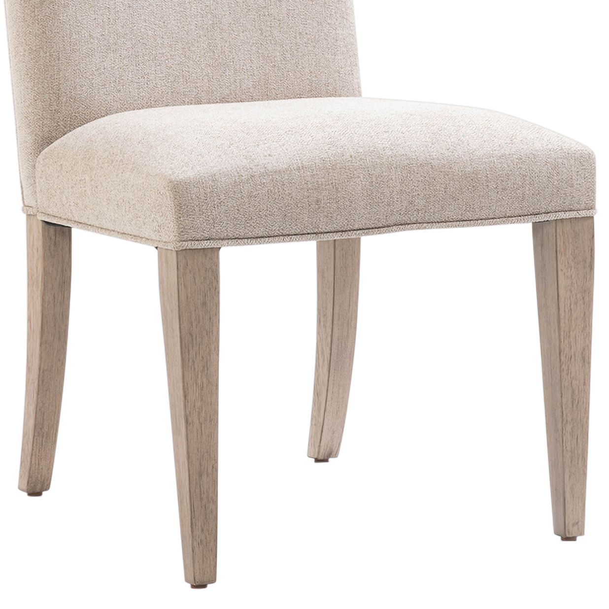 Giada Light Sand and Taupe Tufted Dining Side Chair Set of 2 690J0