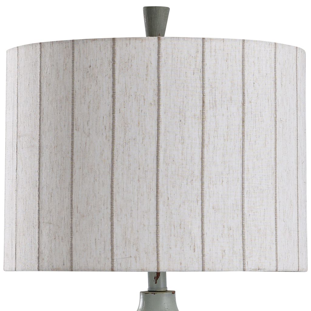 Staybridge Blue and Cream Seascape Table Lamp 69C30 Lamps Plus