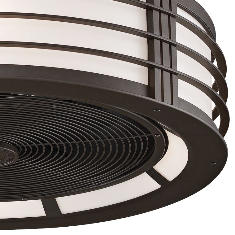 12" Fanimation Beckwith OilRubbed Bronze LED Ceiling Fan 69N51