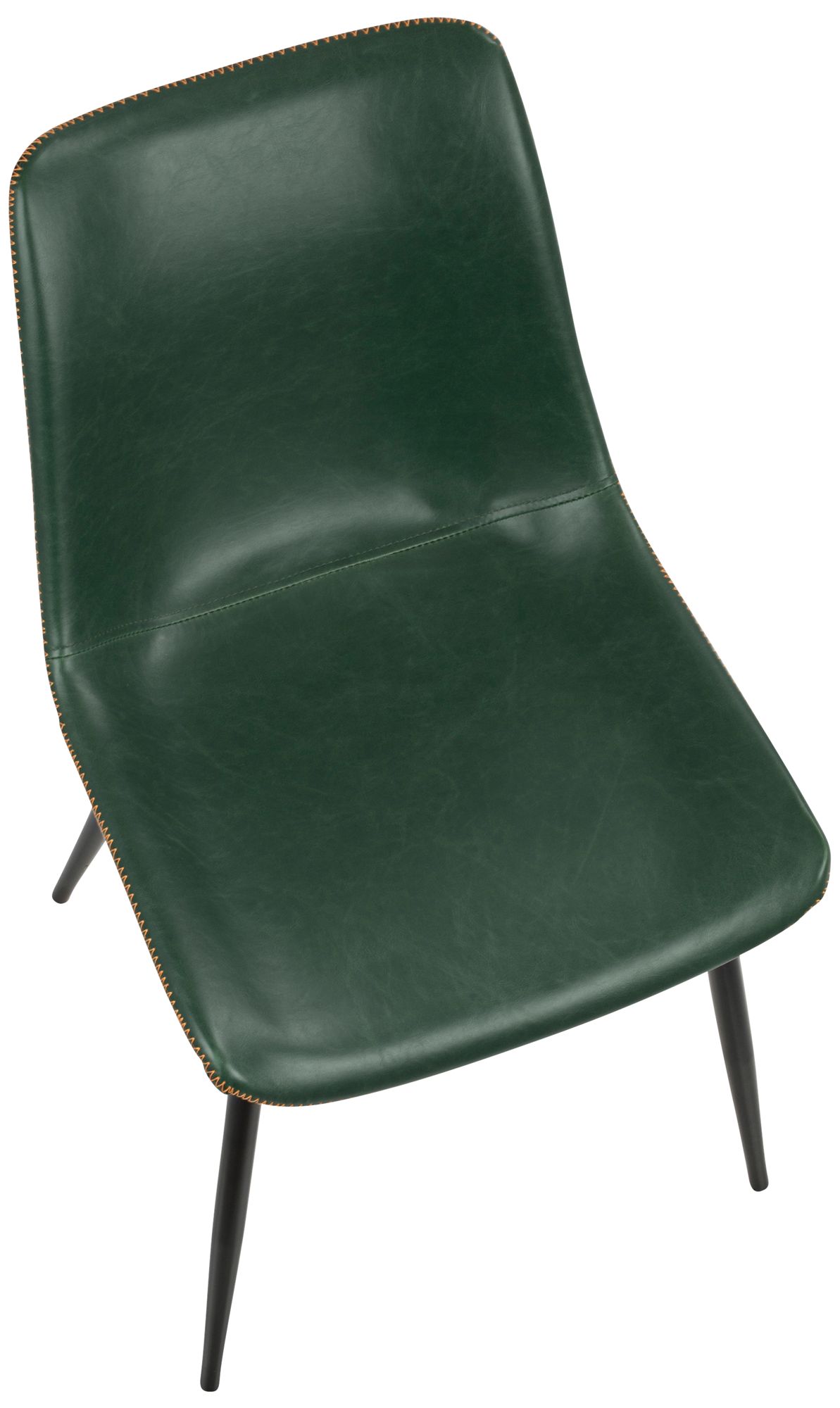 Green Faux Leather Dining Chairs Durango Green Faux Leather Dining Chairs Set of 2 69V74 Lamps Plus