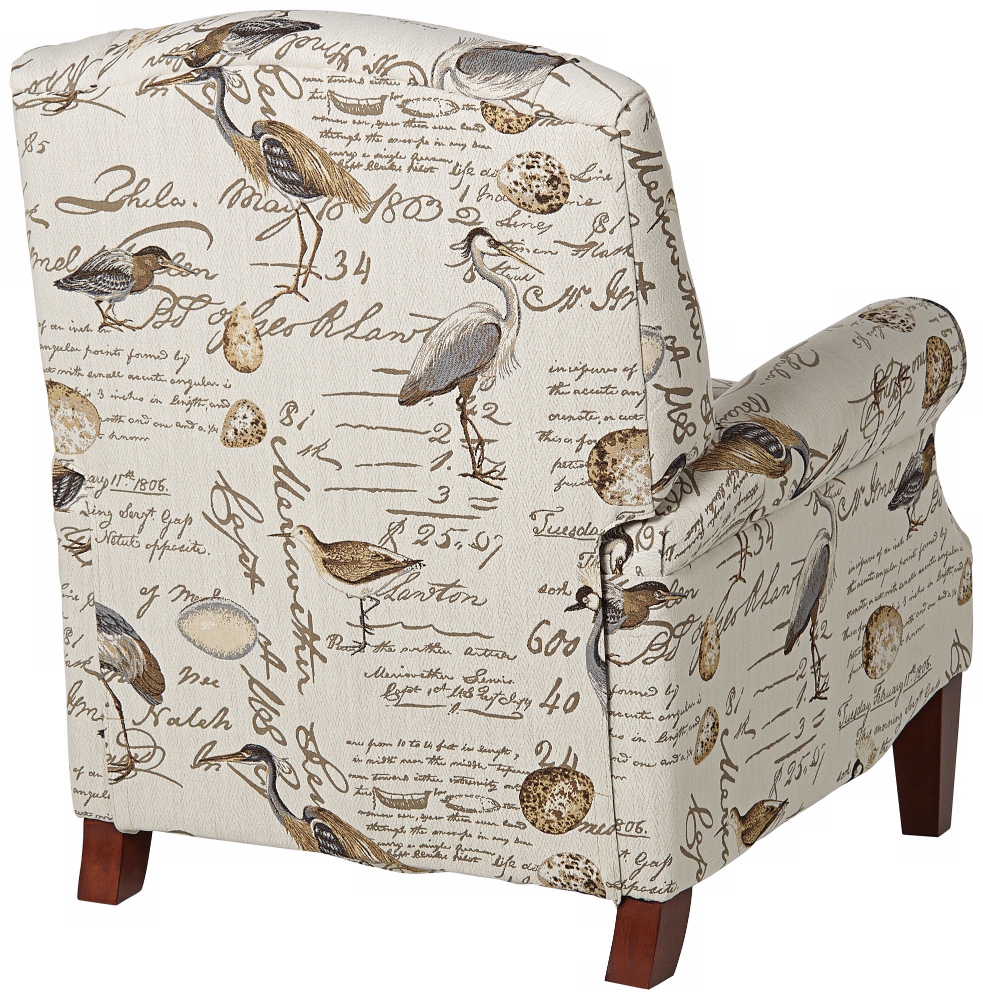 Birdsong Upholstered Fabric 3Way Recliner Chair 6C331 Lamps Plus