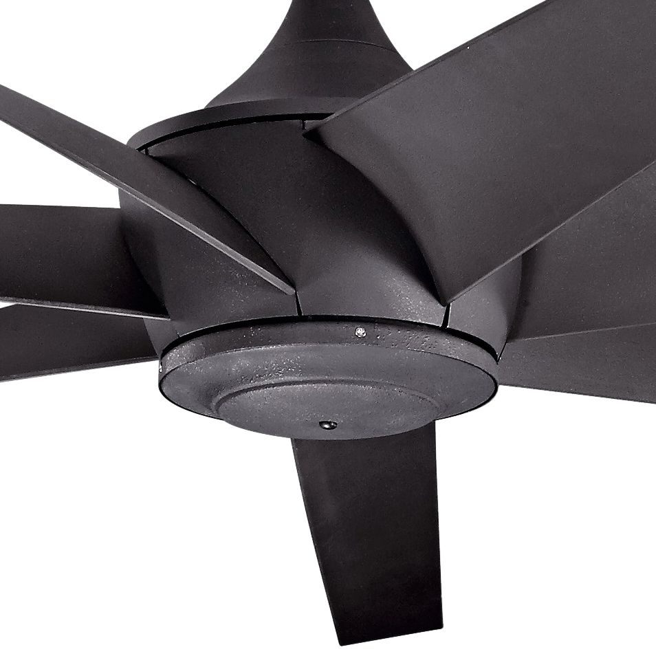 Outdoor Ceiling Fans On Sale 80" Kichler Lehr Climates Black Outdoor Ceiling Fan 6J016 Lamps Plus