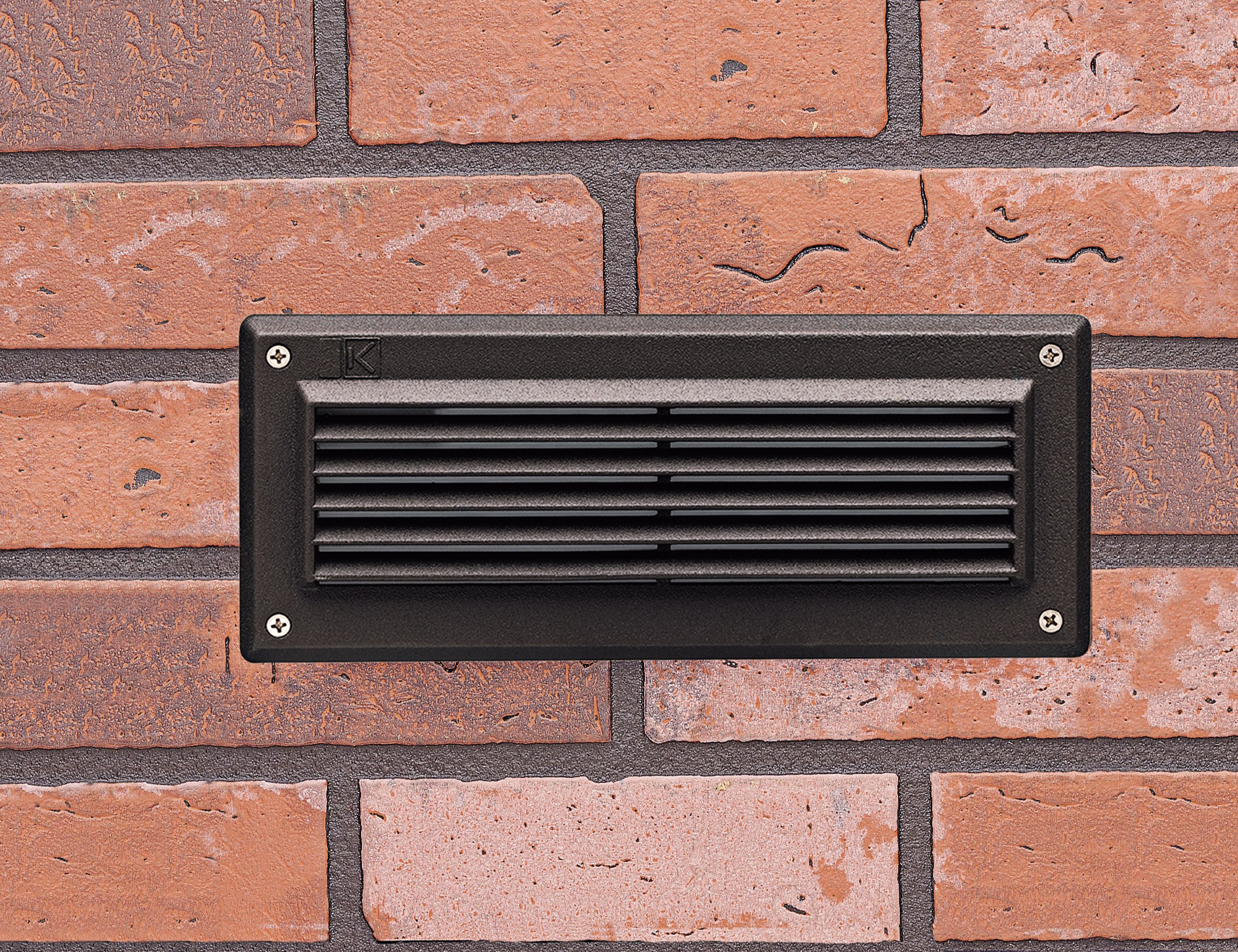 Kichler Architectural Bronze Louvered Brick Light 70004 Lamps Plus