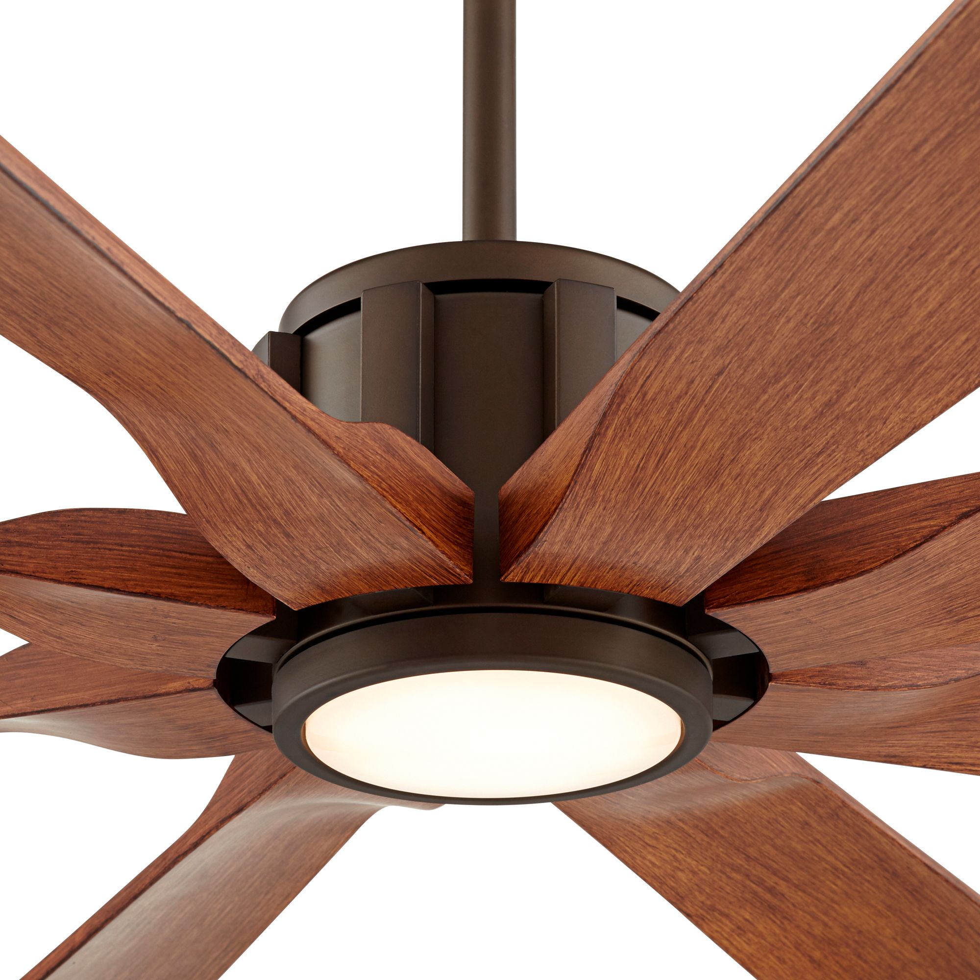 60" Possini Euro Defender Bronze Outdoor LED Ceiling Fan 70V75