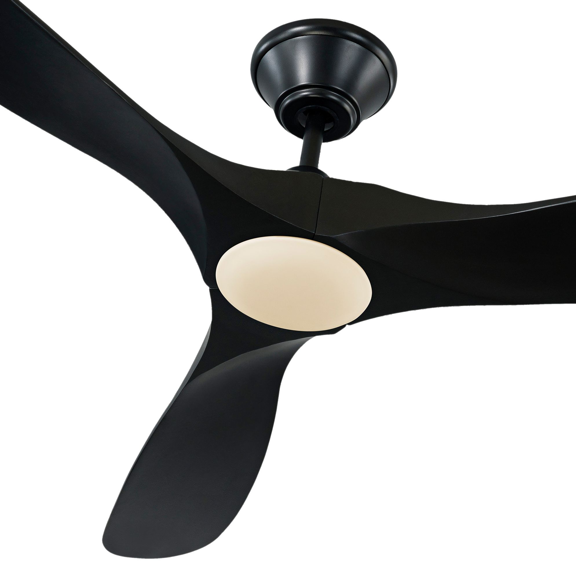 60" Monte Carlo Maverick Matte Black LED Ceiling Fan 71F81 Lamps Plus