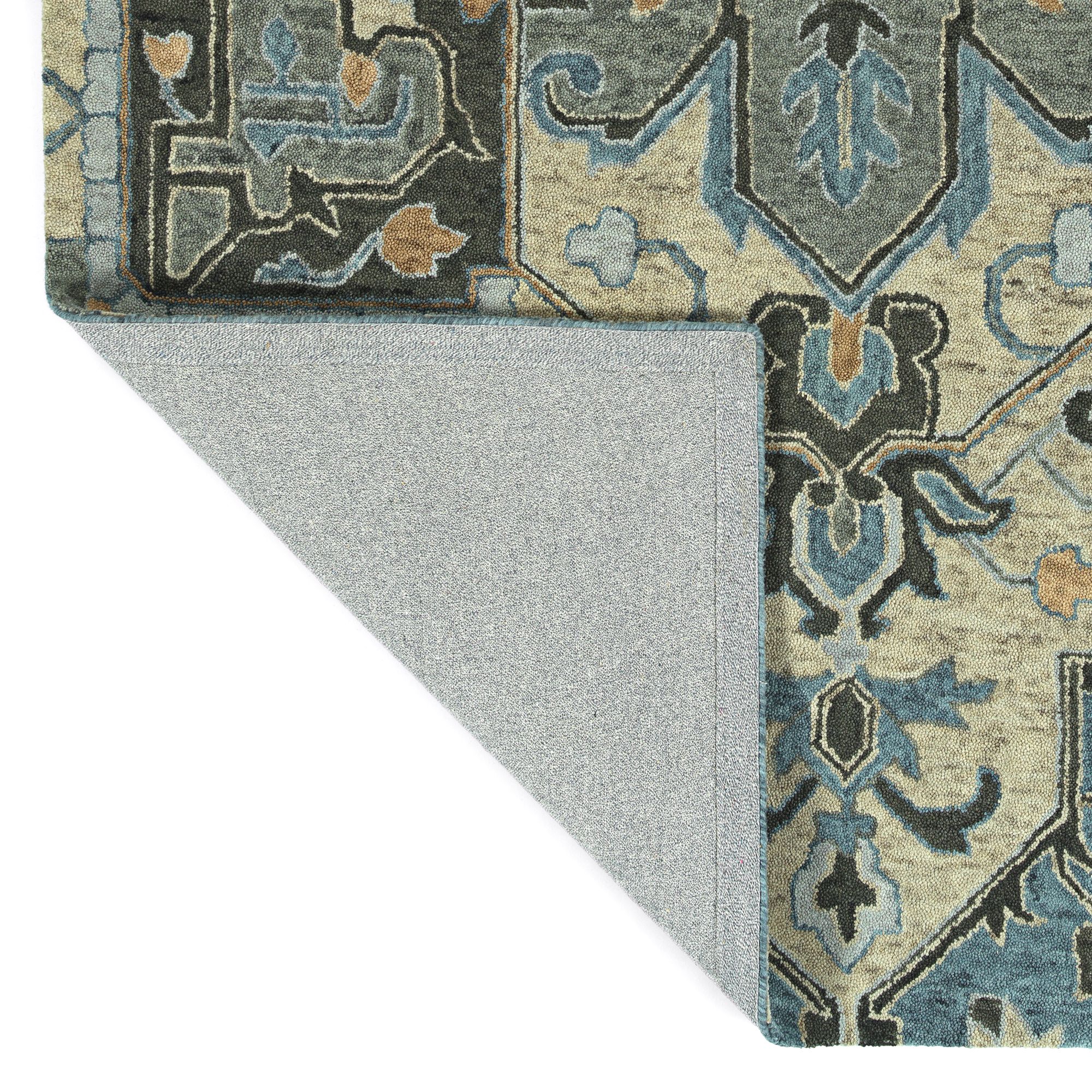 Kaleen Chancellor CHA0917 Blue Wool Area Rug 71G05 Lamps Plus
