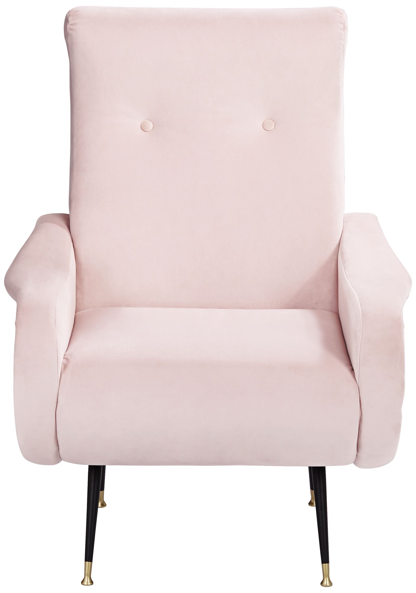 Martini Pink Velvet Tufted HighBack Armchair 72R88 Lamps Plus
