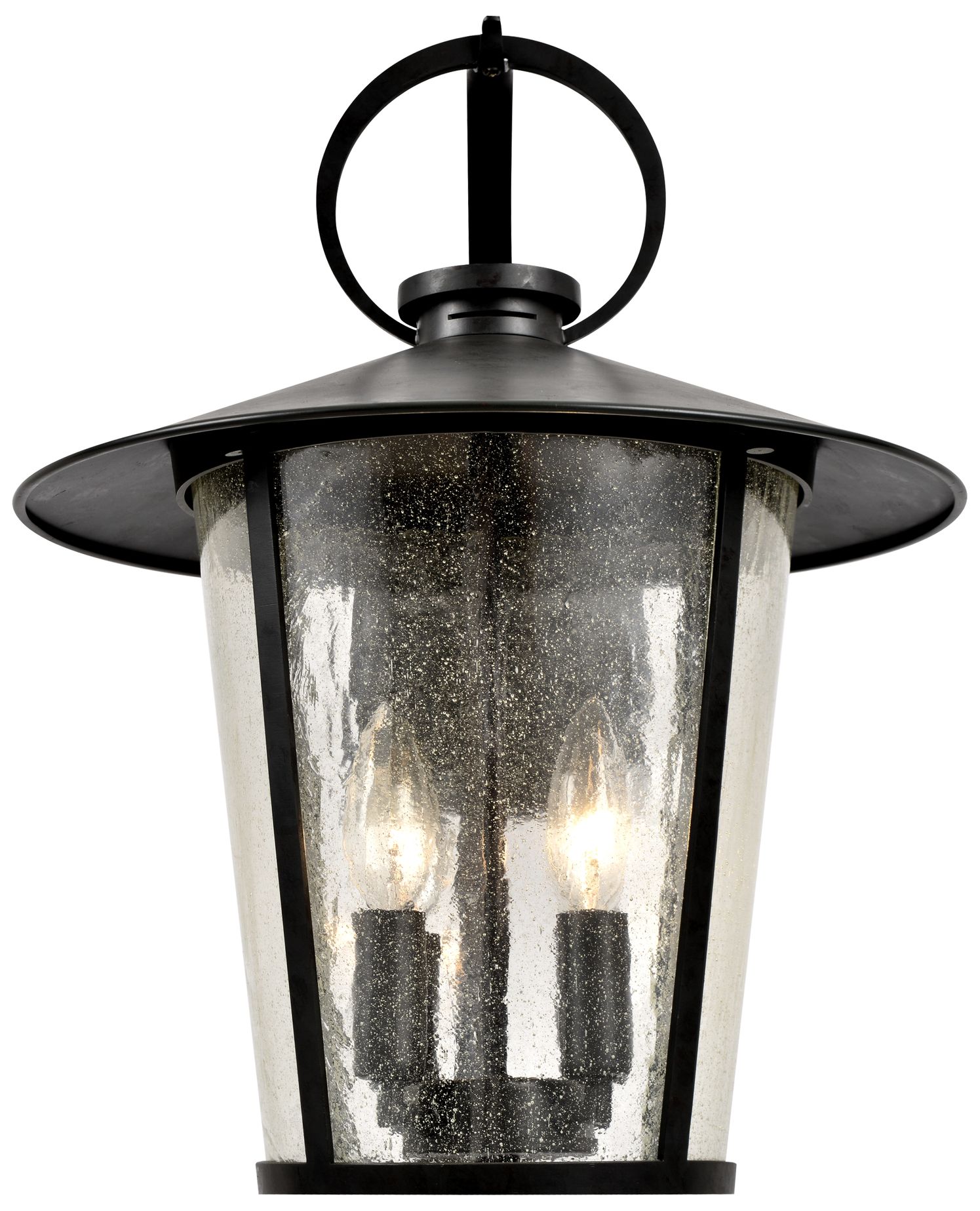 Crystorama Andover 17" High Matte Black Outdoor Wall Light 72X80