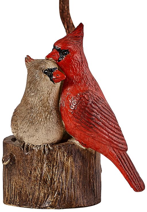 Two Cardinals 12 3/4" High Red Accent Table Lamp 72Y29 Lamps Plus