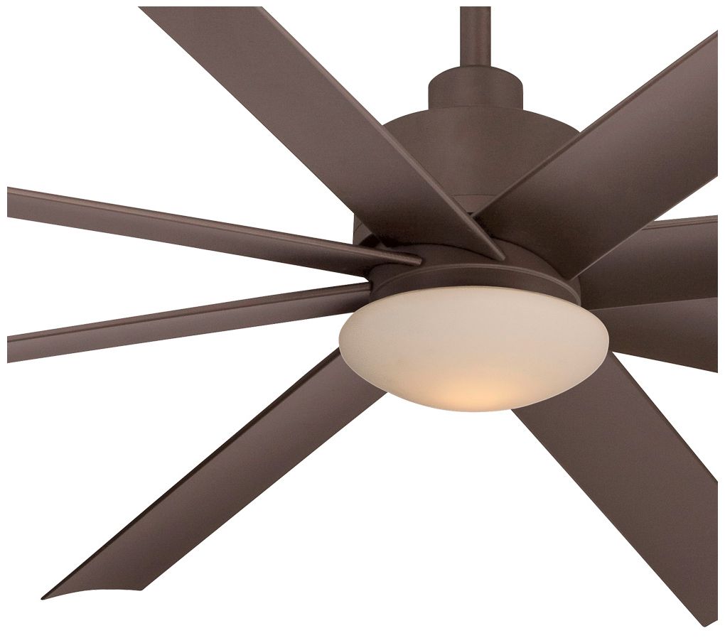 65" Minka Aire Slipstream Bronze Outdoor LED Ceiling Fan 72Y78