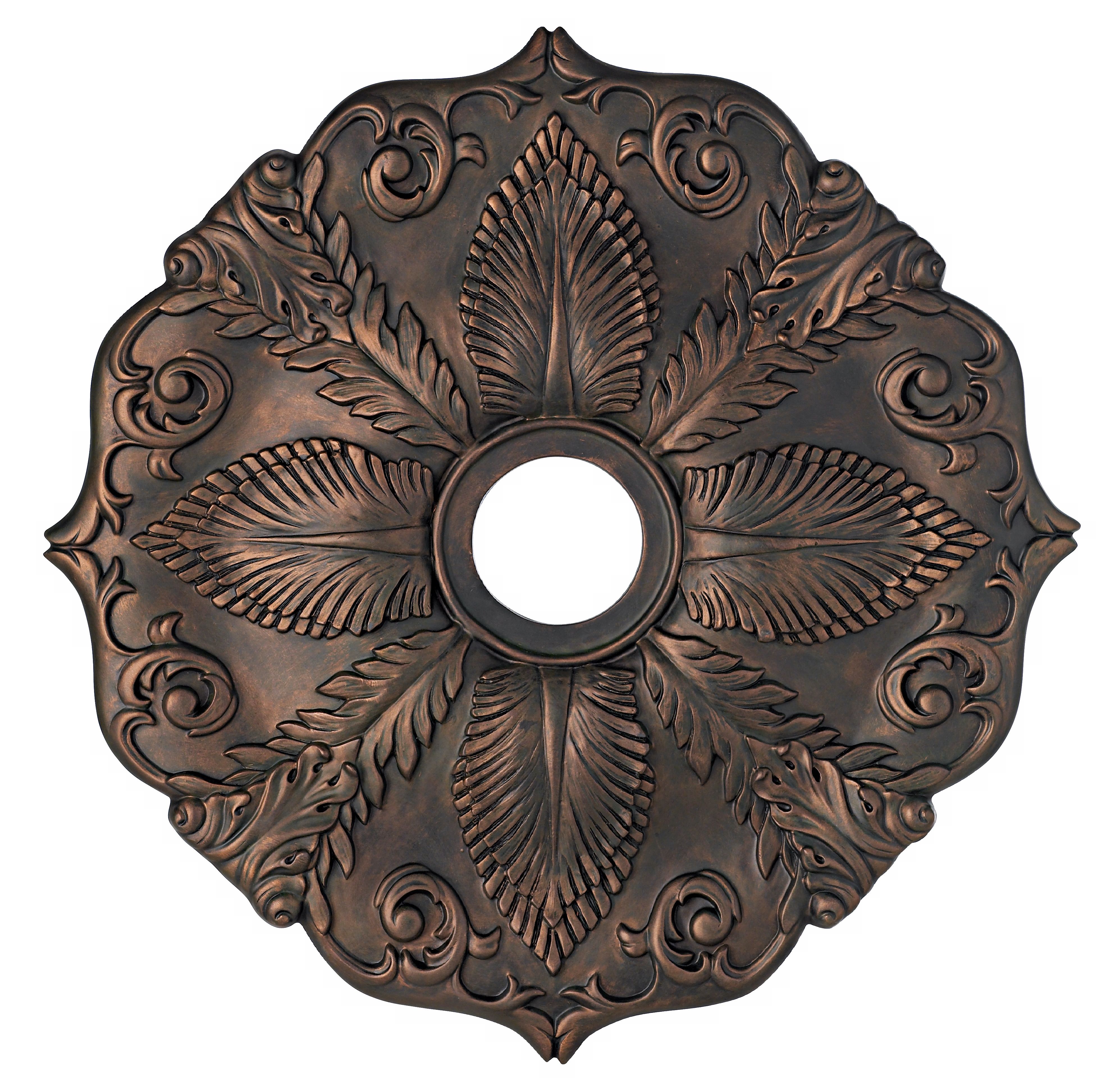 Classic Roman Bronze 24" Wide Ceiling Medallion 73574 Lamps Plus