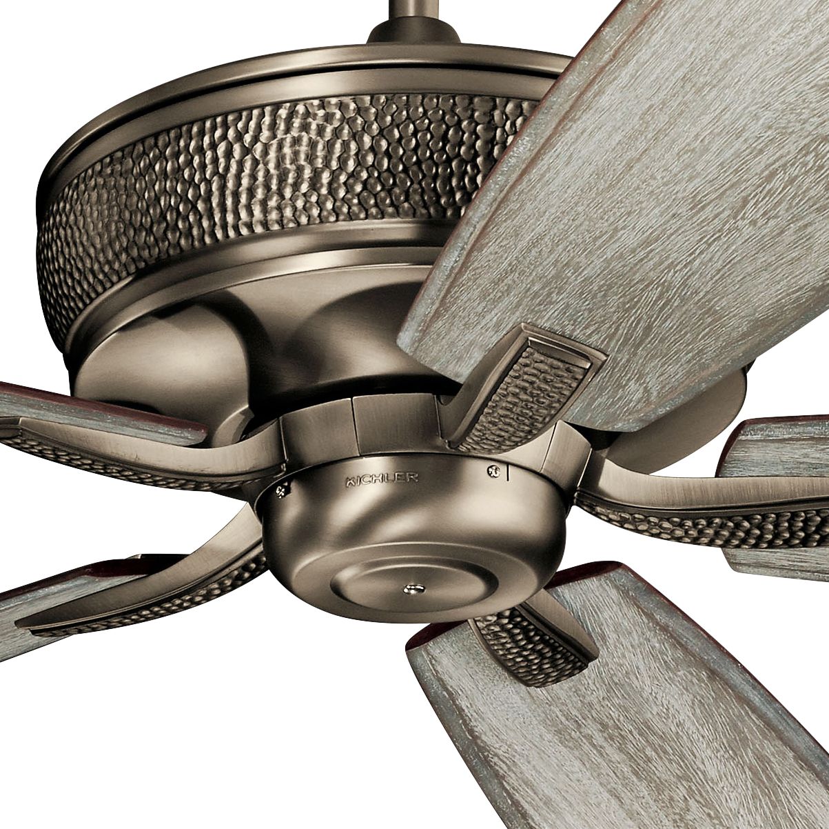 70" Kichler Monarch Burnished Antique Pewter Ceiling Fan - #73R78