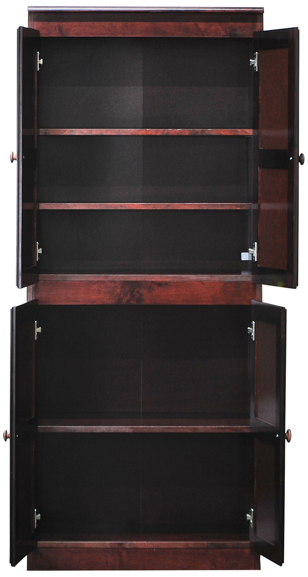 Concepts in Wood 72" High Cherry Wood 5Shelf Storage 744M0