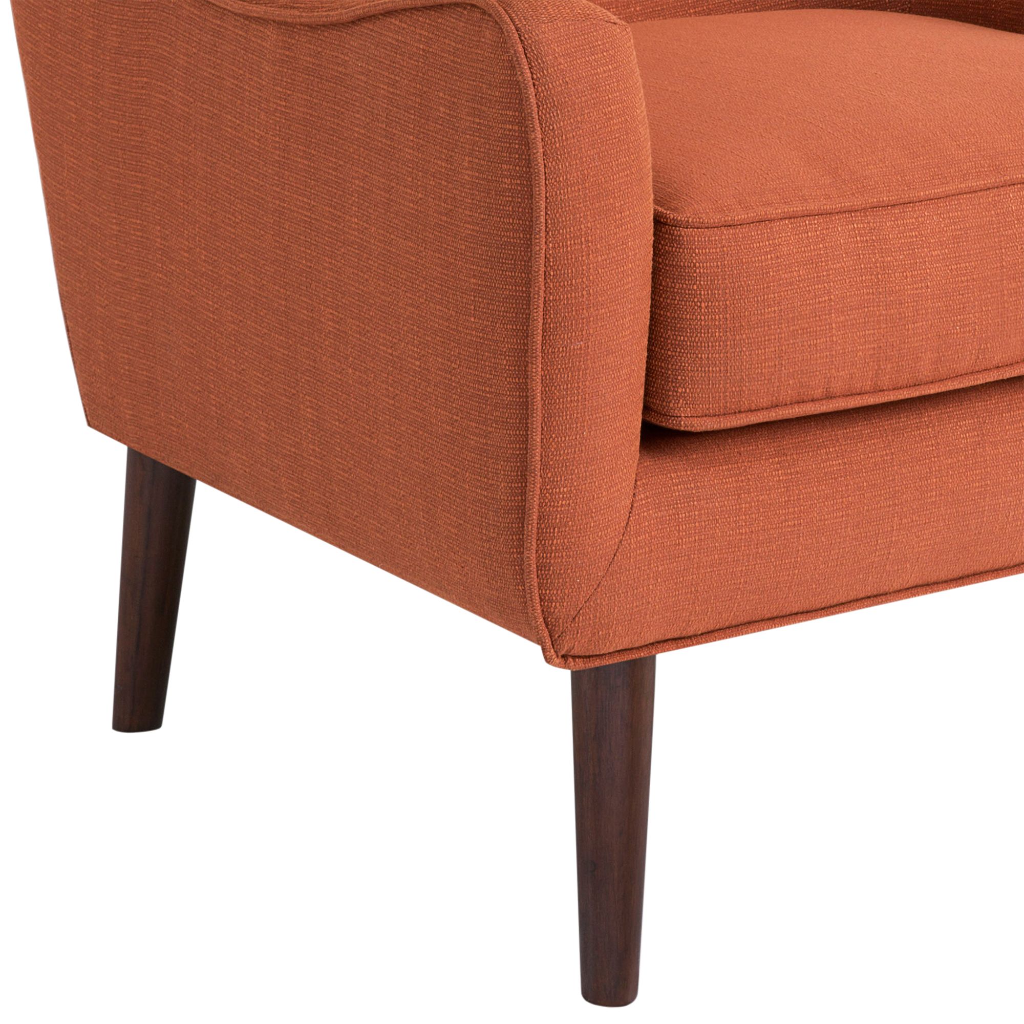 Oxford Burnt Orange Accent Chair 746P0 Lamps Plus
