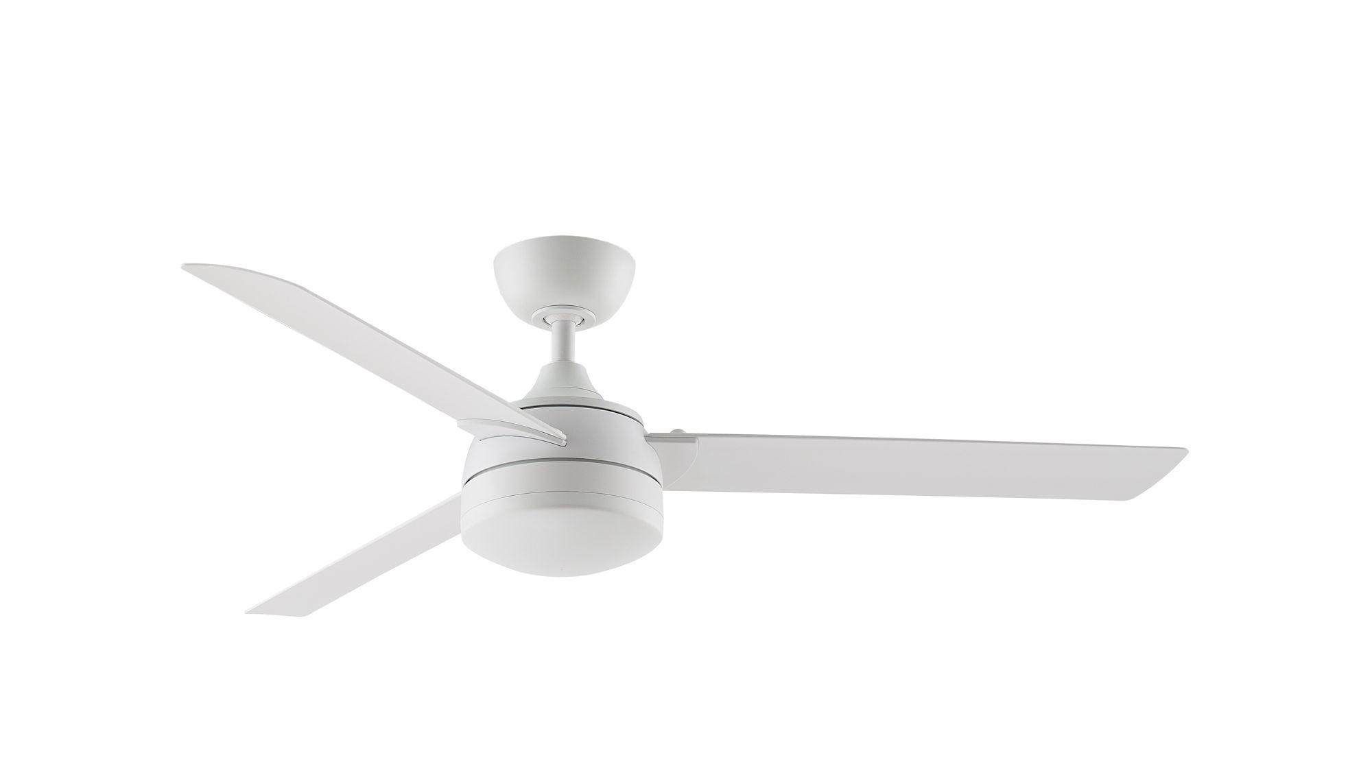 56" Fanimation Xeno Matte White Wet LED Ceiling Fan 74R14 Lamps Plus