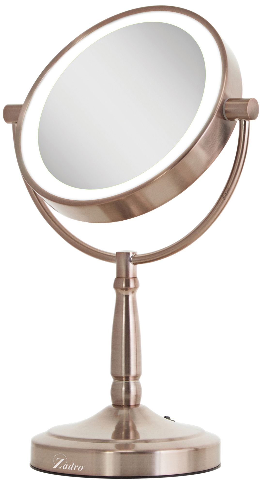 Rose Gold Makeup Mirror With Light Saubhaya Makeup