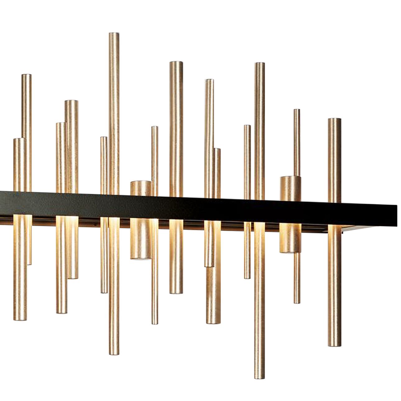 Cityscape 52" Wide Gold Linear LED Island Chandelier 75V49 Lamps Plus