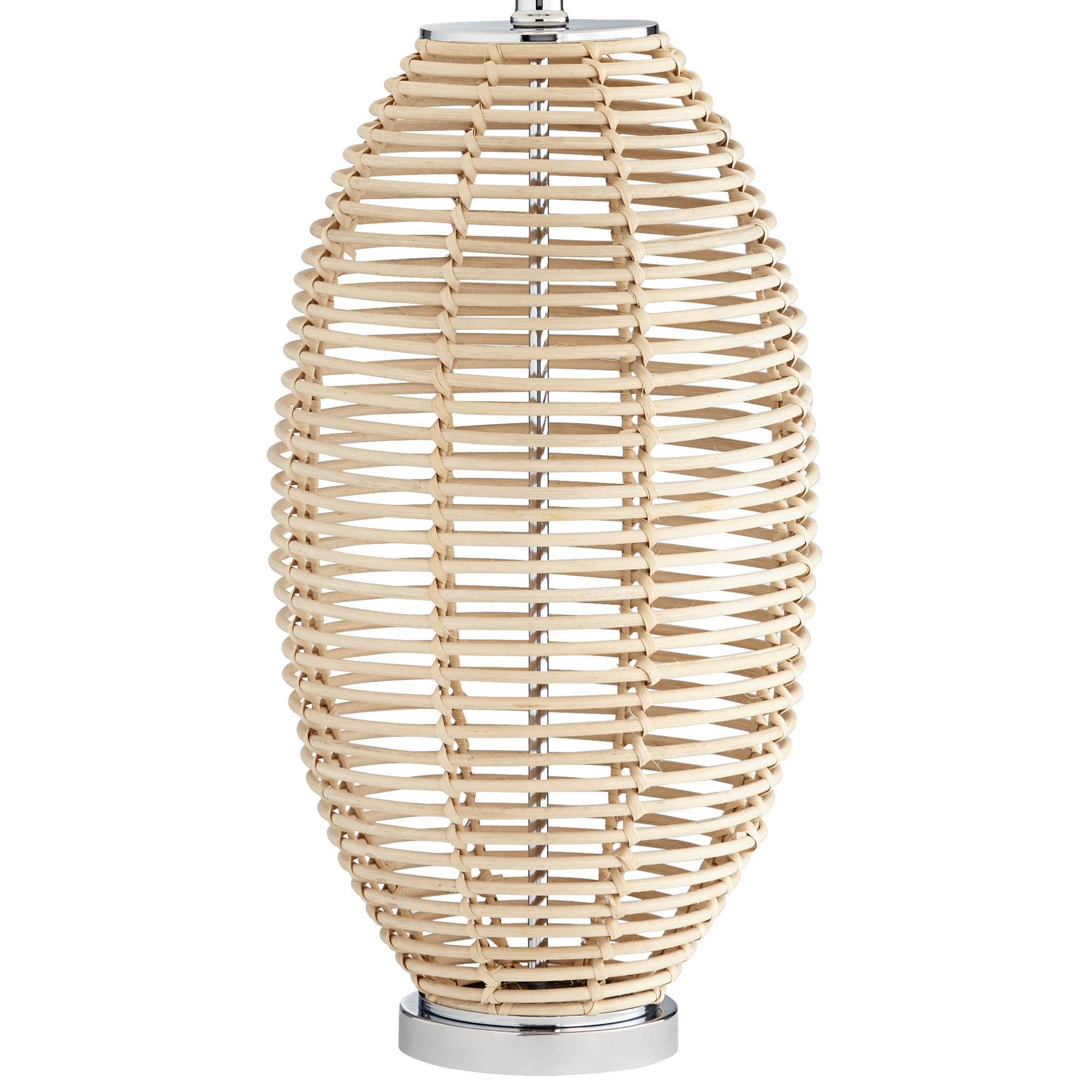 Knoll Natural Rattan Basket Table Lamp 77P00 Lamps Plus