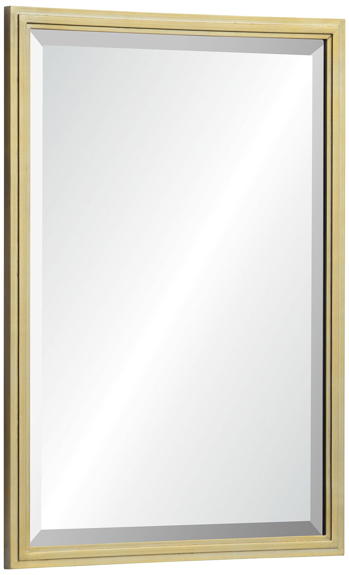 Overrule Champagne Gold 24" x 36" Rectangular Wall Mirror 78C39