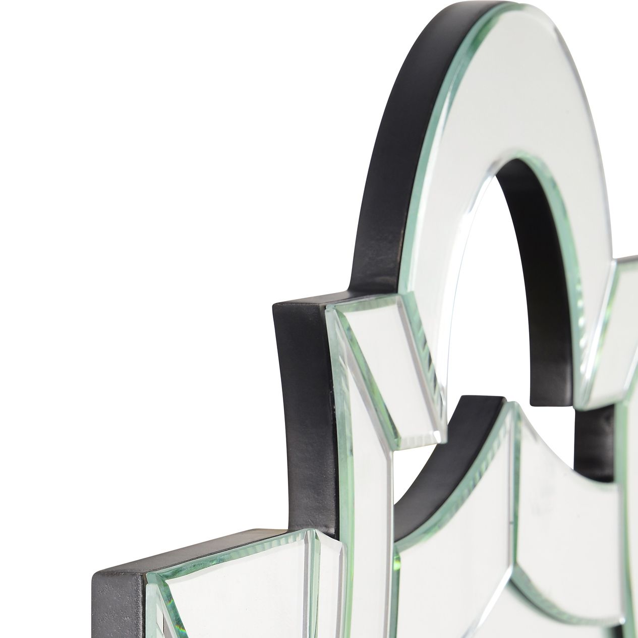 Marilla Frameless 36" x 48" Scalloped Wall Mirror 78C48 Lamps Plus