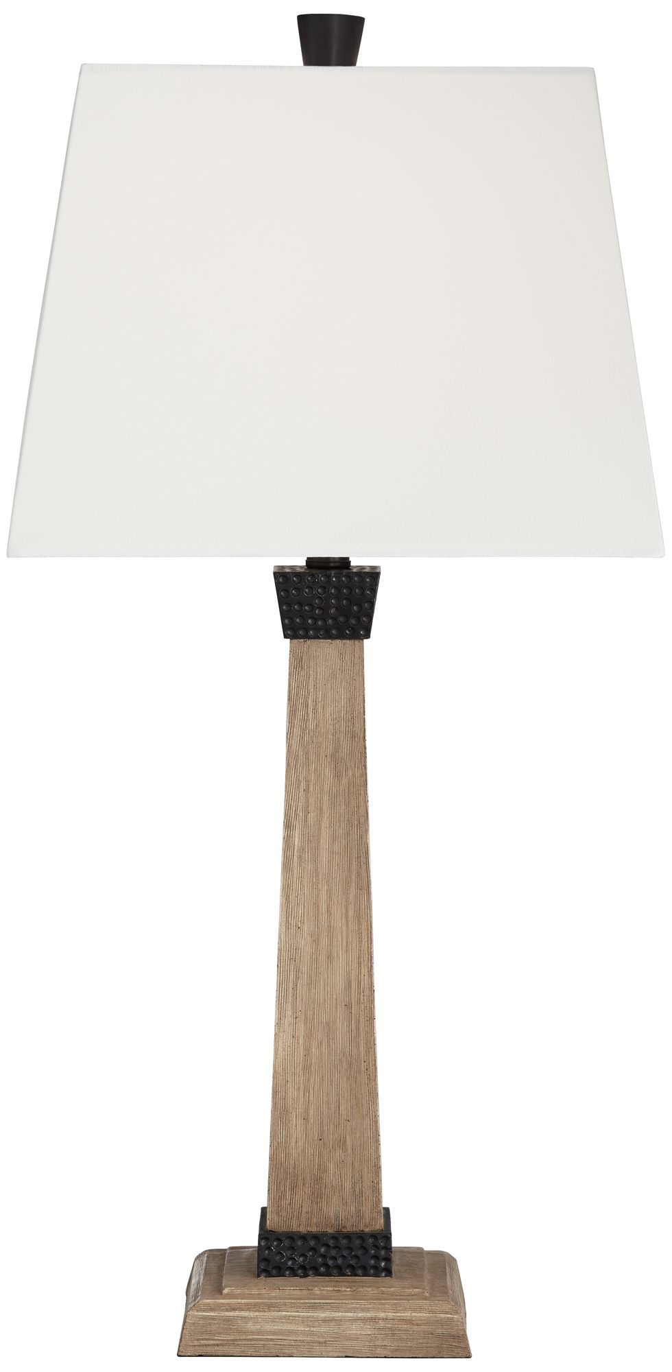 Buchan Wood Pedestal Table Lamps Set of 2 78P93 Lamps Plus