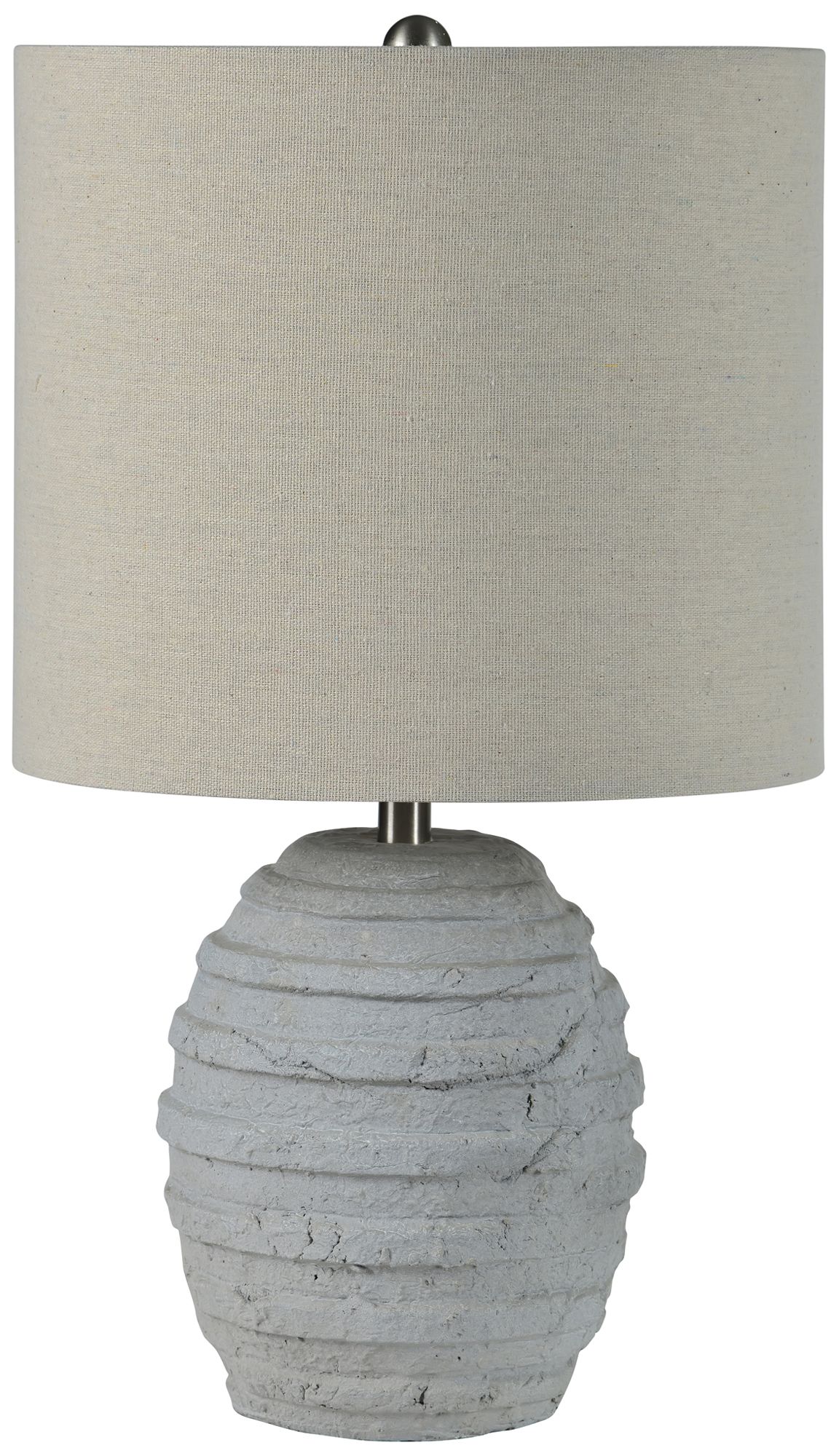 Harriet Gray Cement Ceramic Accent Table Lamp 79X30 Lamps Plus