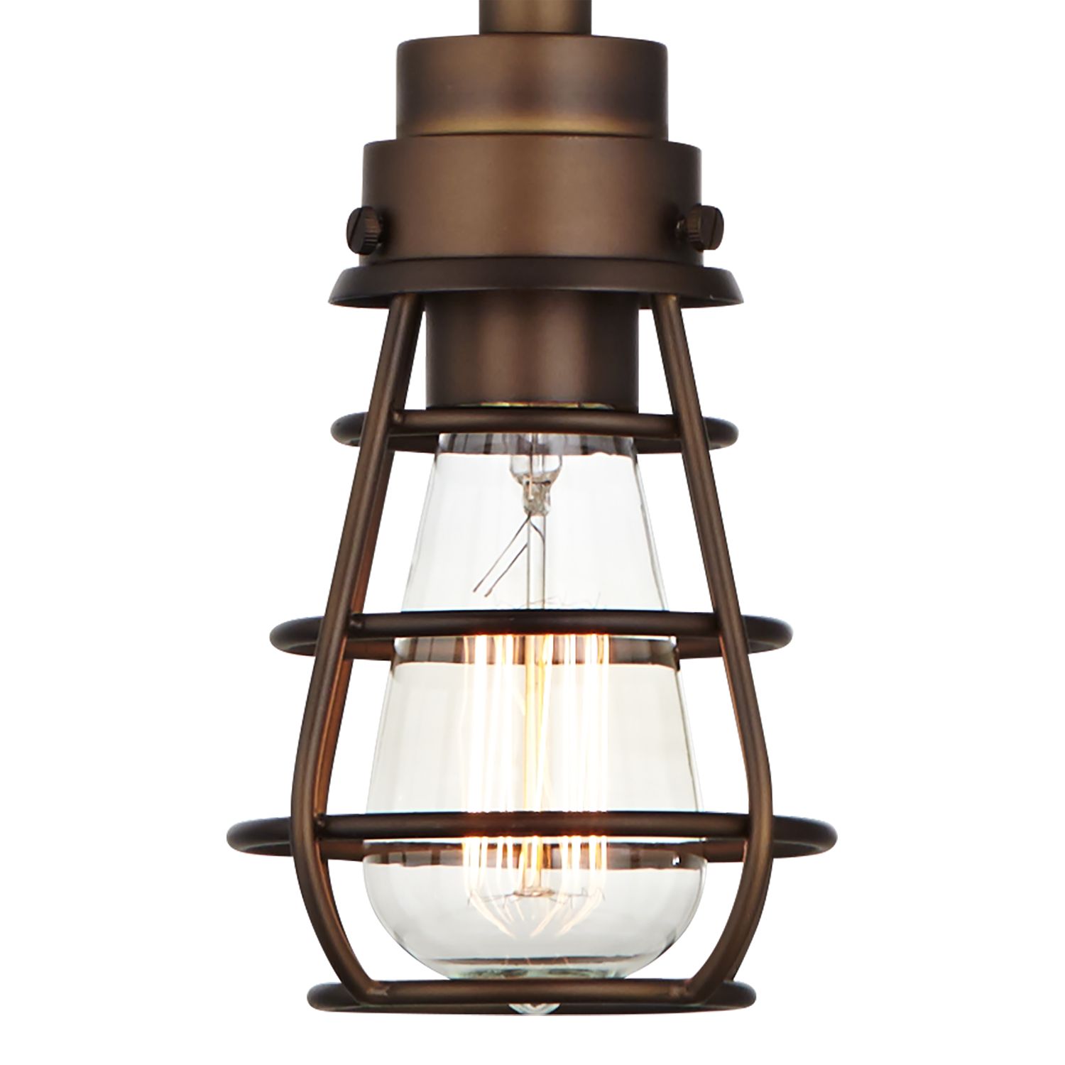 Bendlin Industrial 5" Wide OilRubbed Bronze Mini Pendant 7C374