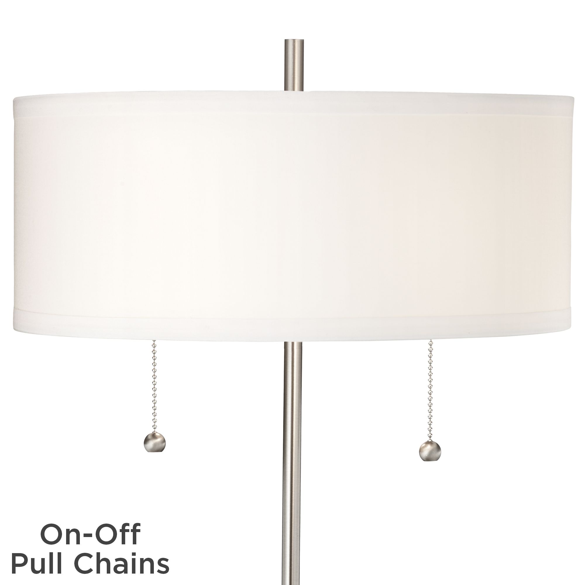 Nikola Metal Table Lamp with USB Port and Utility Plug 7J478 Lamps