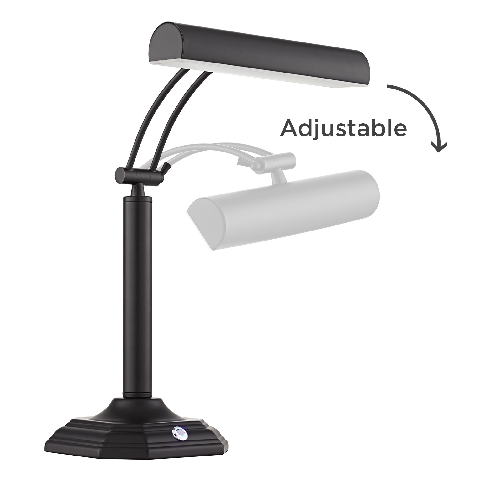 Grady Bankers Black Bronze LED Piano Desk Lamp 7P669 Lamps Plus