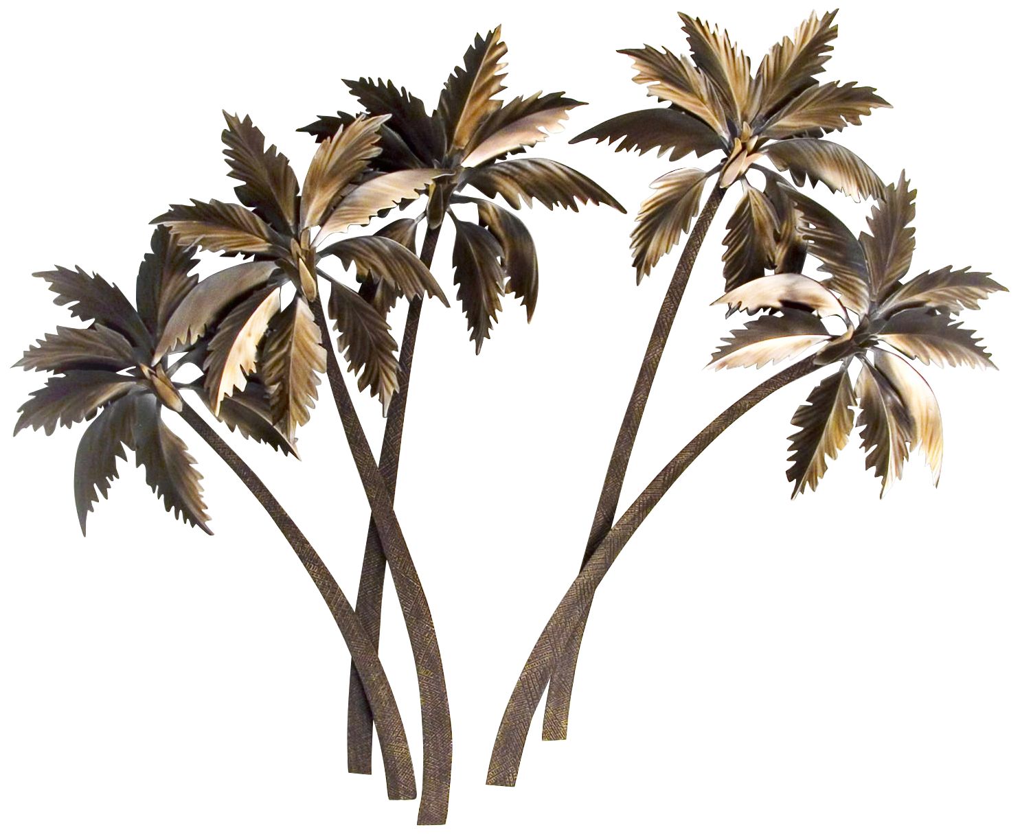 Palm Tree Metal Wall Art Wall Design Ideas
