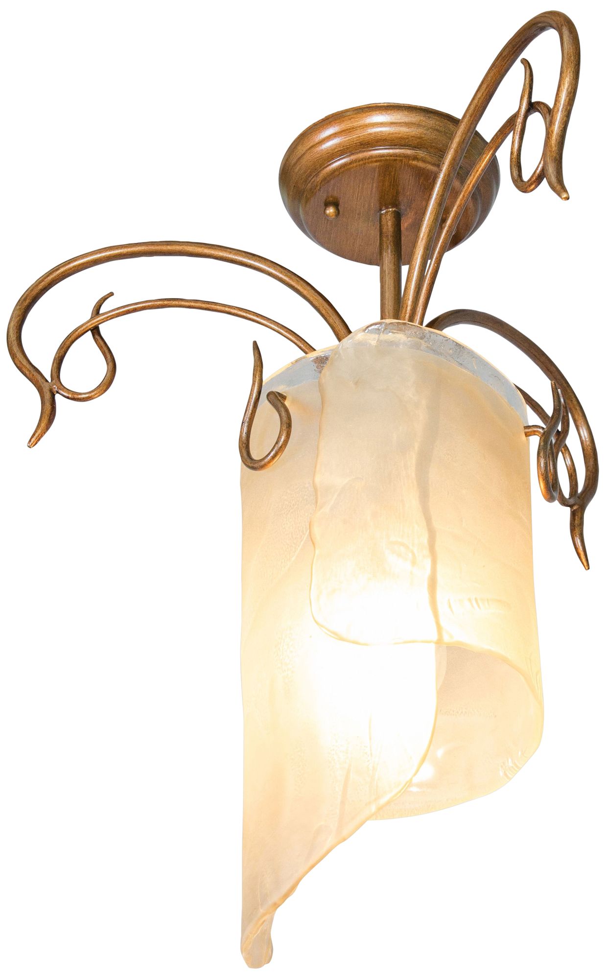 Varaluz Soho 17 1/2" Wide Hammered Ore Ceiling Light 7V970 Lamps Plus