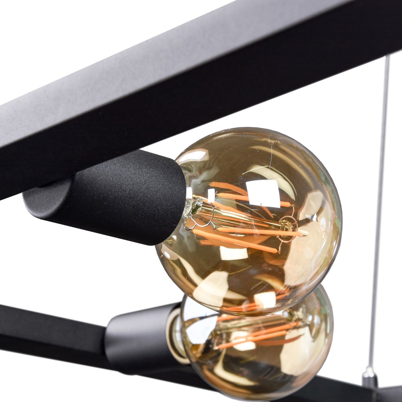 Ocean 23 3/4" Wide Textured Black 4Light LED Pendant Light 80K02
