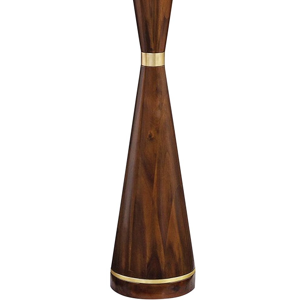 Hudson Valley Selden Dark Tram Acacia Wood Floor Lamp 80R86 Lamps Plus