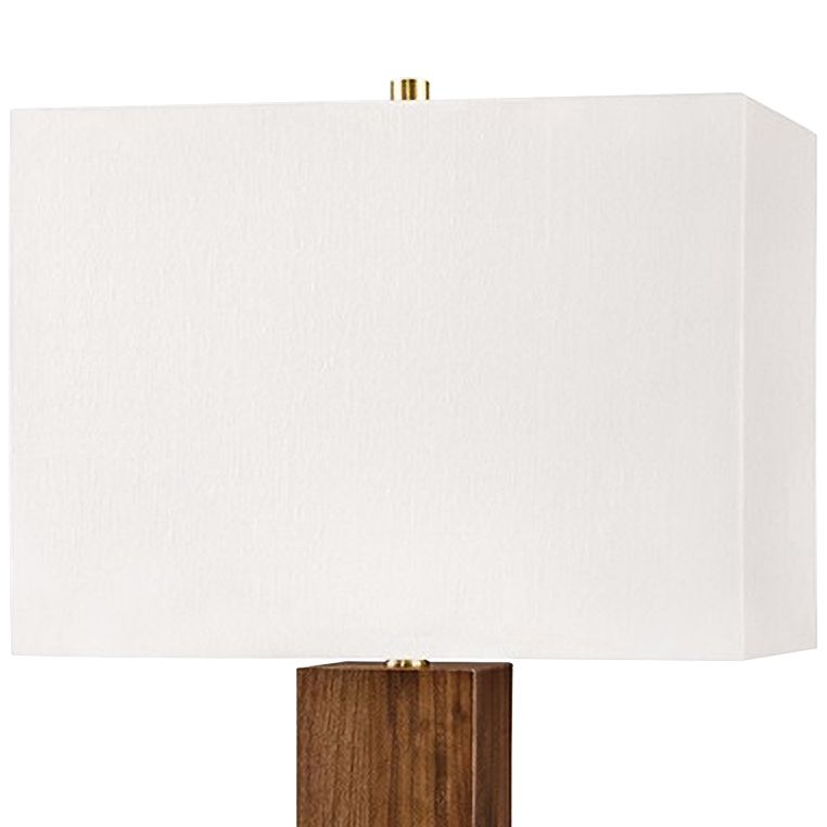 Hudson Valley Waltham Light Solid Walnut Wood Floor Lamp 80R87