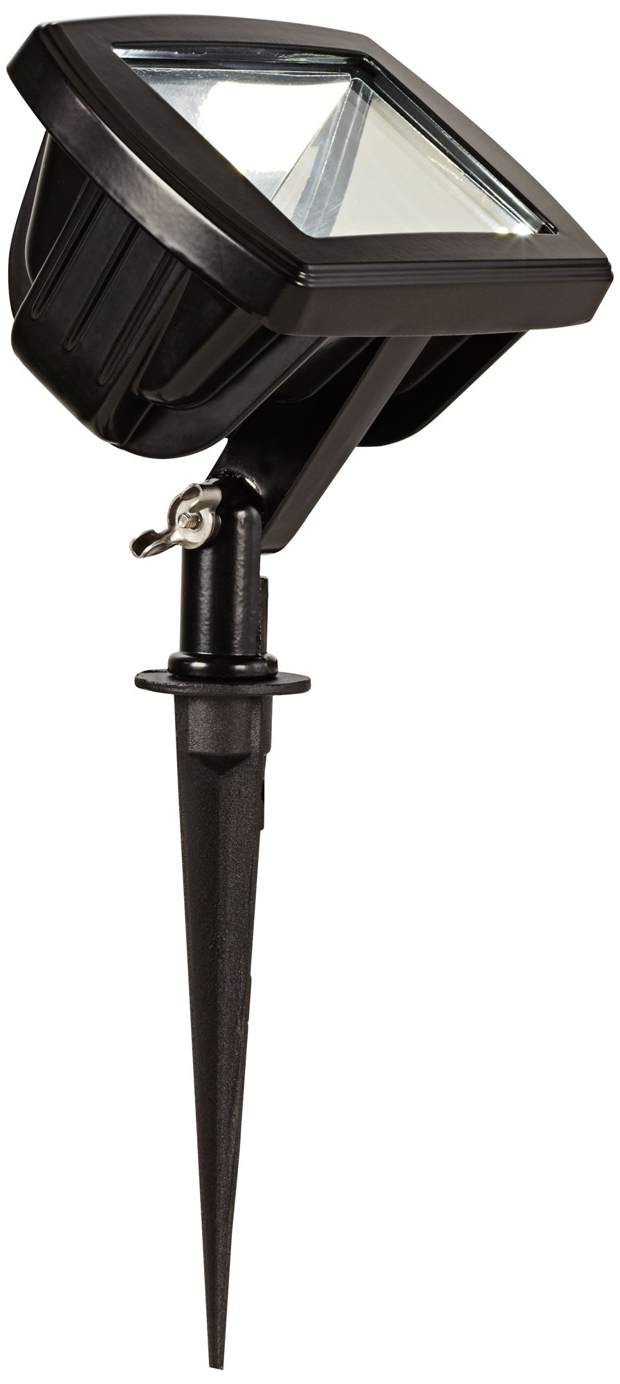 Markham Textured Black 8Piece LED Path and Flood Light Set 83D65