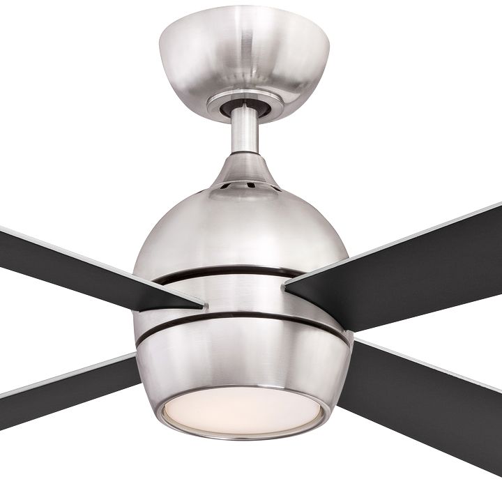44" Fanimation Kwad Brushed Nickel LED Ceiling Fan 83T51 Lamps Plus