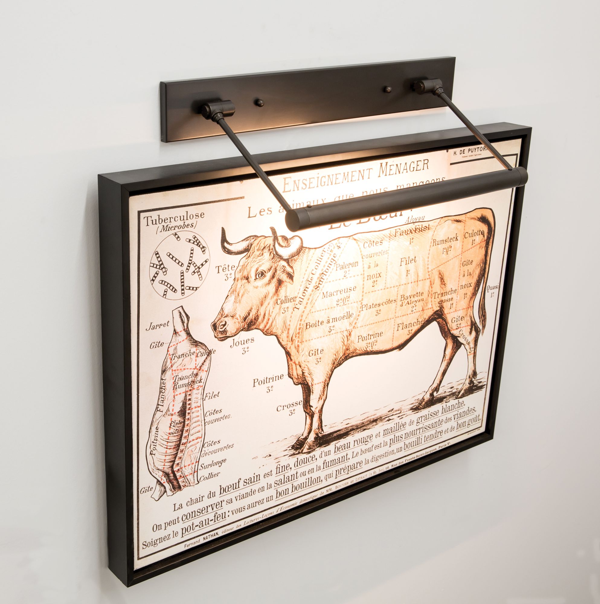 Mendon 19"W OilRubbed Bronze Direct Wire LED Picture Light 83X12