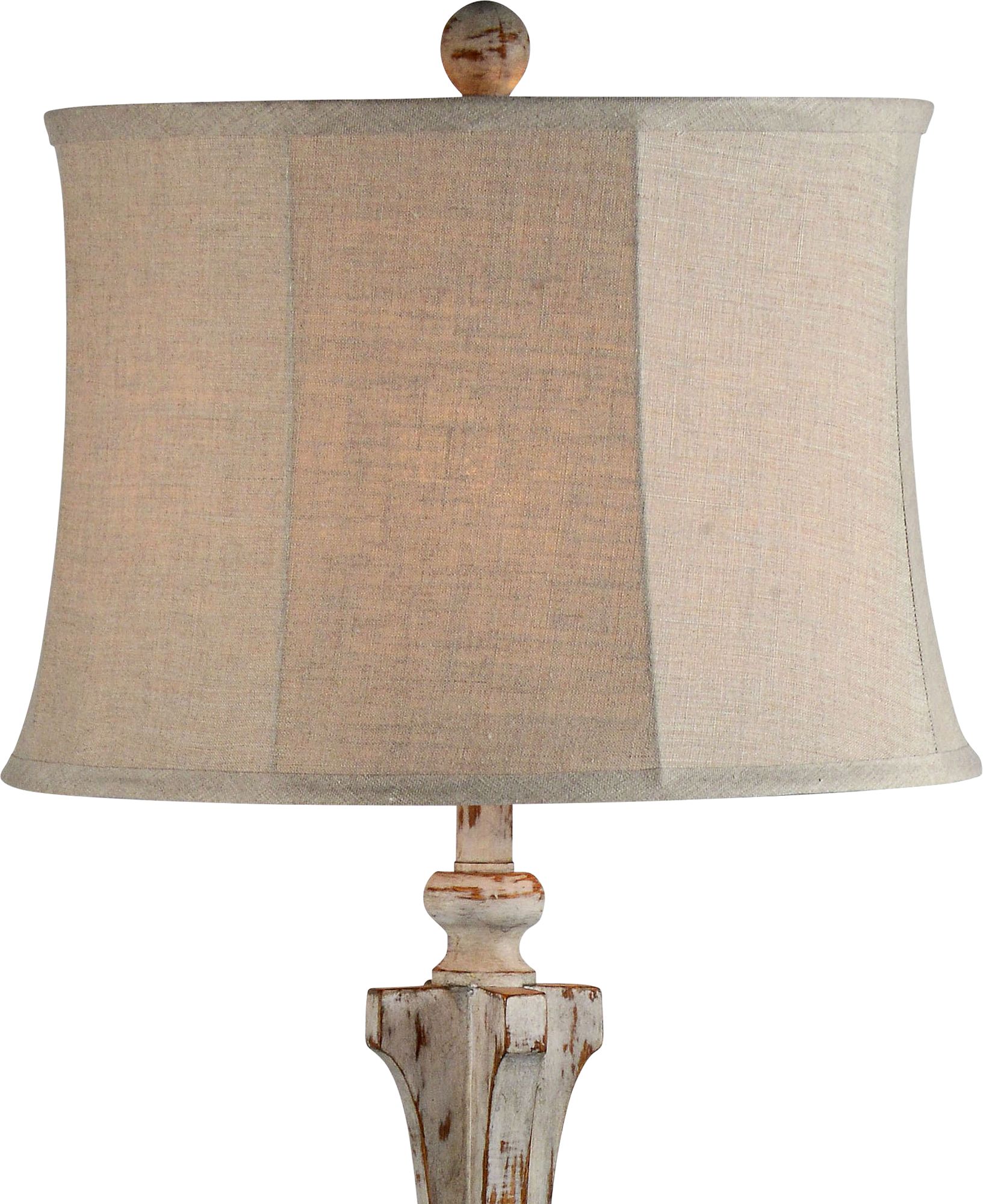 Jack Distressed Light Gray Traditional Floor Lamp 87K21 Lamps Plus