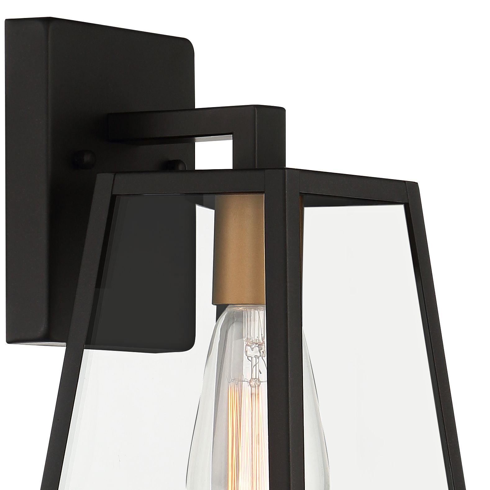 Arrington 10 3/4" High Mystic Black Gold Outdoor Light 87X21