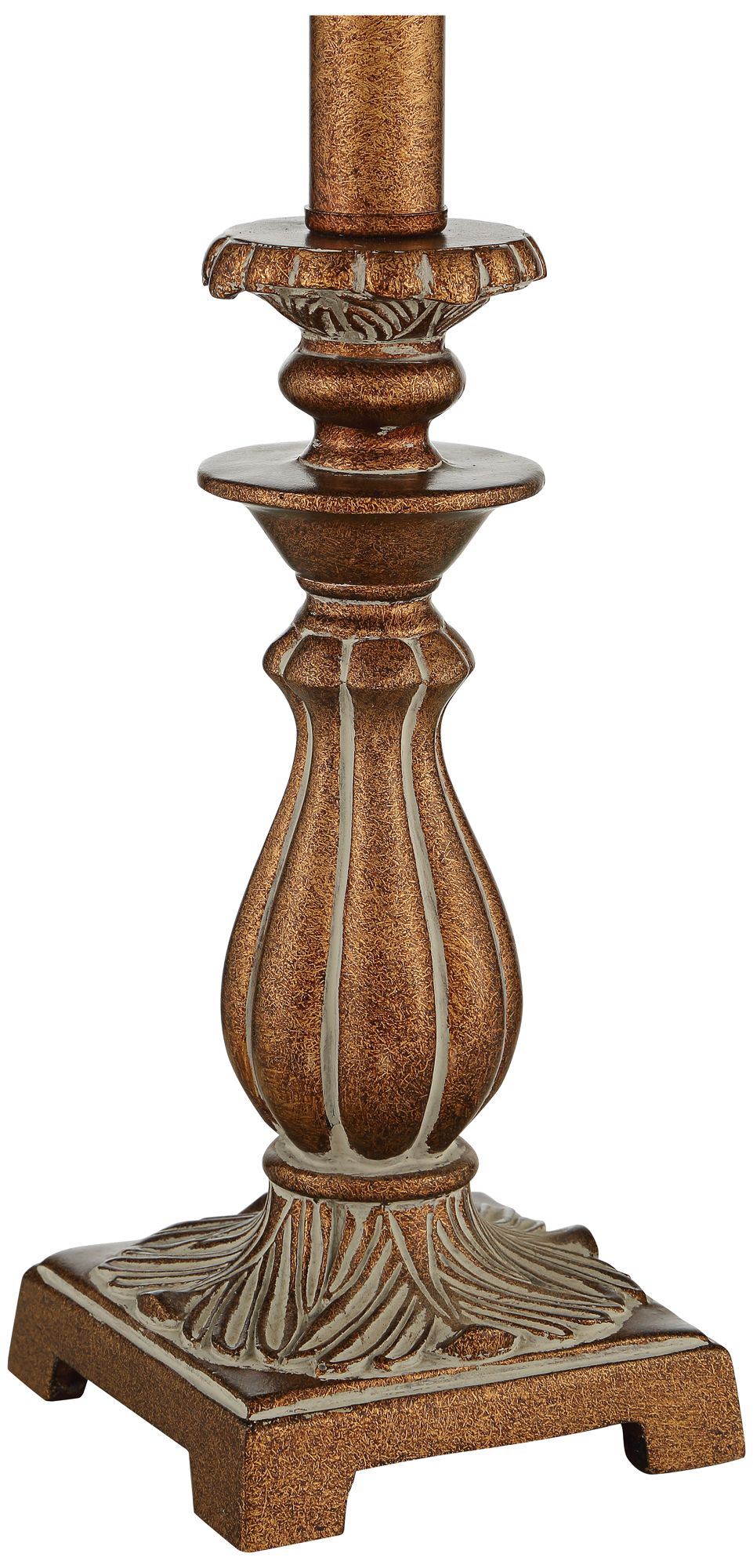 Cali 18" High Golden Brown Candlestick Accent Lamps Set of 2 88E55