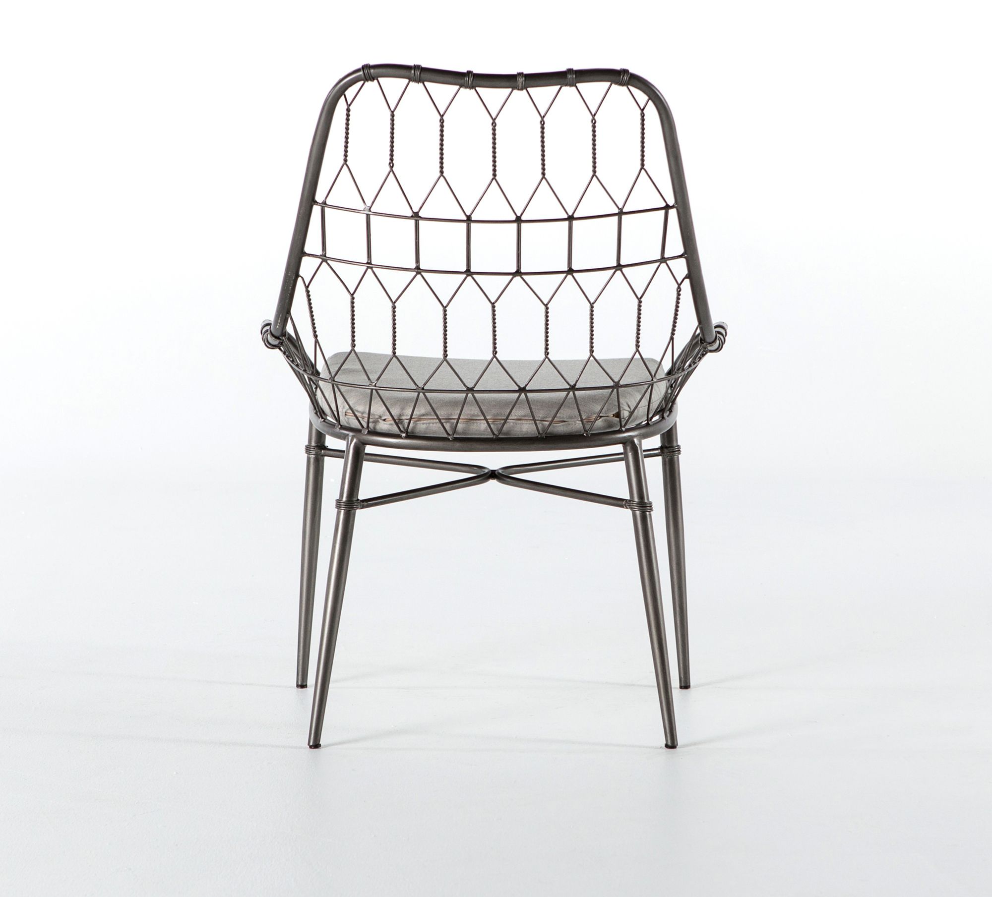 Arman Vintage Metal Outdoor Dining Chair 89J94 Lamps Plus