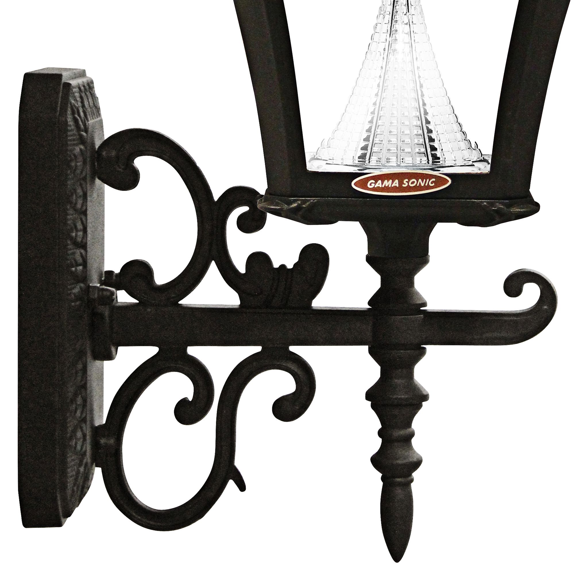 Baytown Black 19" High TriMount Solar LED Outdoor Light 8F332