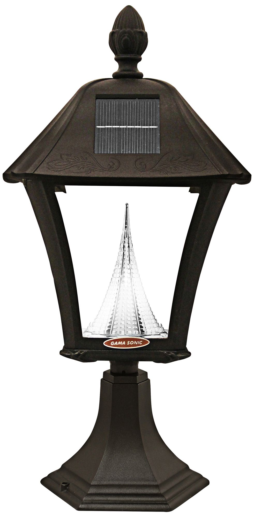 Baytown Black 19" High TriMount Solar LED Outdoor Light 8F332