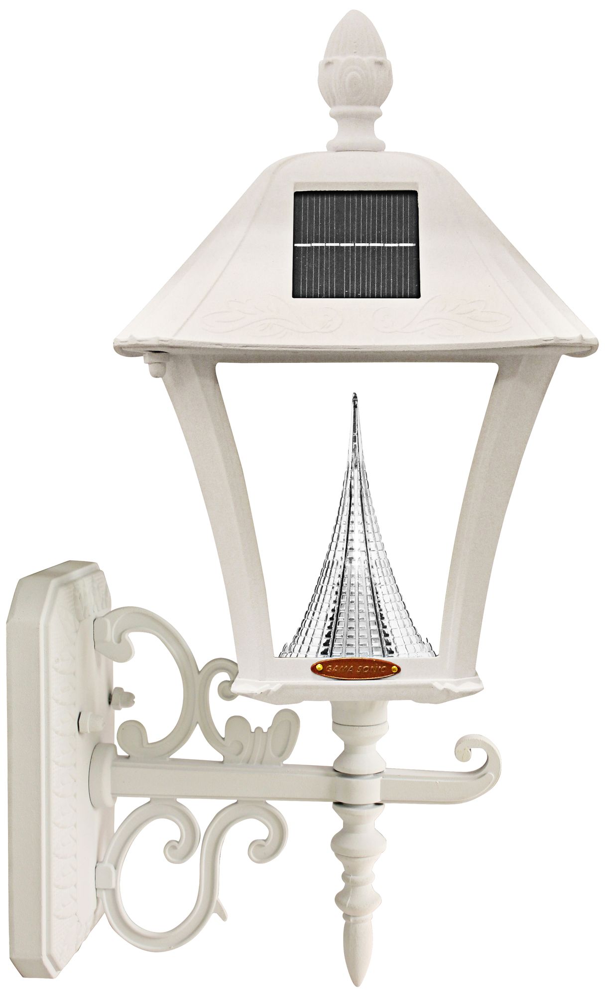 Baytown White 19" High TriMount Solar LED Outdoor Light 8F333